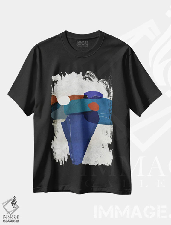 تیشرت مشکی طرح دار صبح بخیر اثر روبرتو مورو | immage.ir