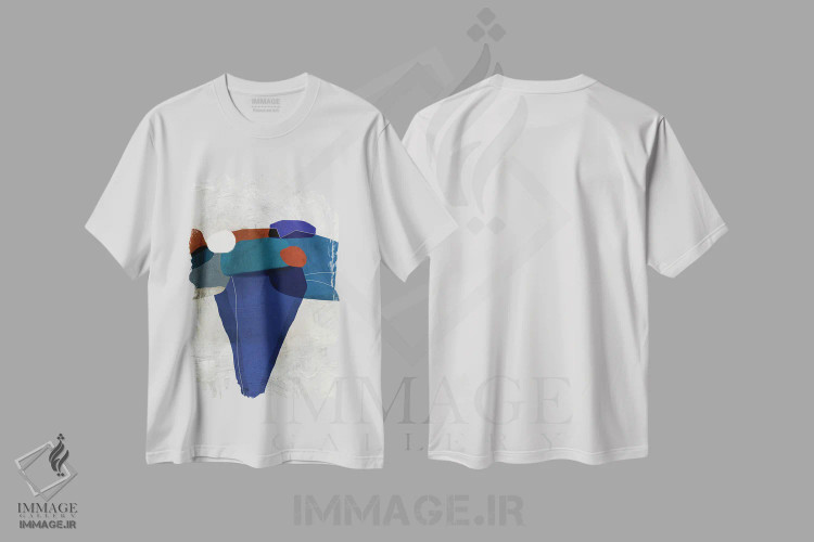 تیشرت سفید طرح دار صبح بخیر اثر روبرتو مورو | فروشگاه ایماژ