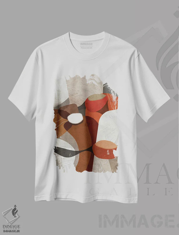 تیشرت سفید طرح دار افسون شده اثر روبرتو مورو | immage.ir