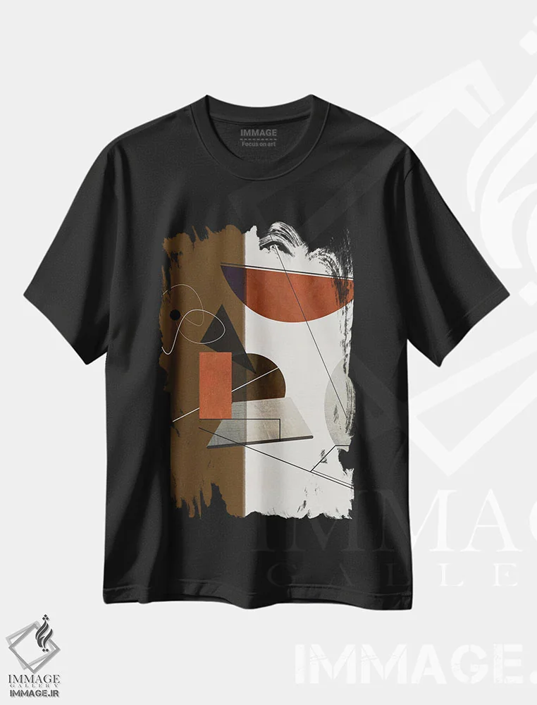 تیشرت مشکی طرح دار دقیقاً اثر روبرتو مورو | فروشگاه ایماژ
