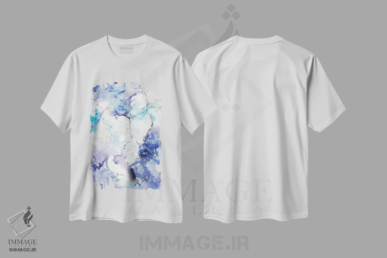 تیشرت سفید طرح دار جهان کوچک اثر روبرتو مورو | فروشگاه ایماژ