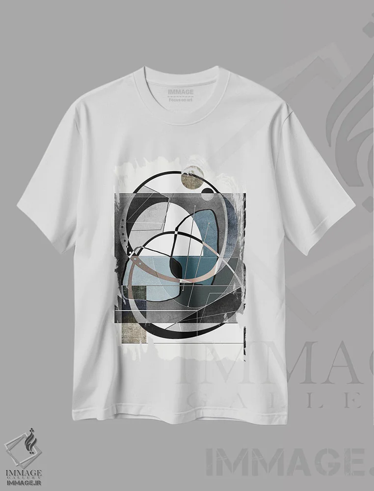 تیشرت سفید طرح دار معمای نهایی اثر روبرتو مورو | فروشگاه ایماژ