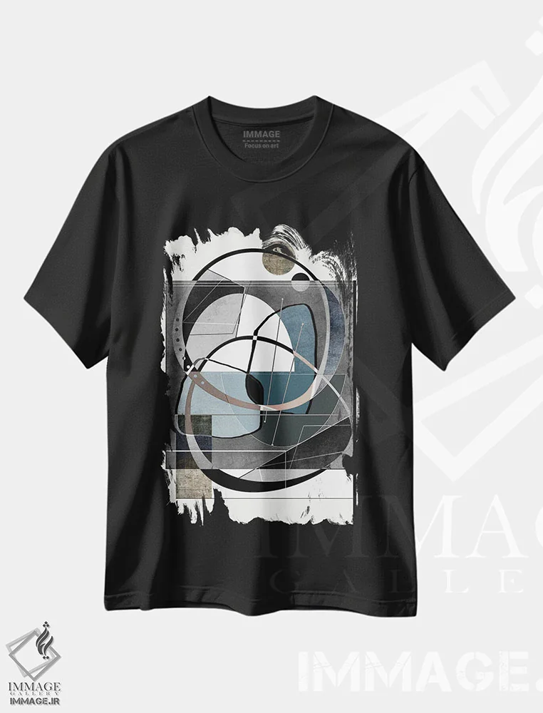 تیشرت مشکی طرح دار معمای نهایی اثر روبرتو مورو | immage.ir