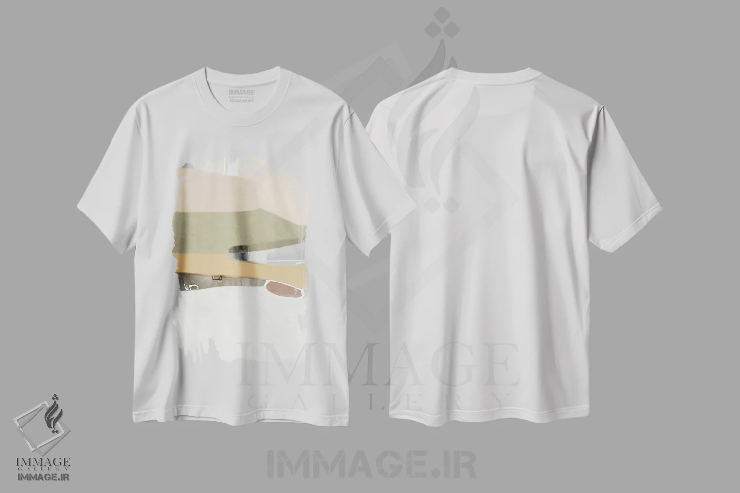 تیشرت سفید طرح دار زندگی شیرین ۲ اثر روبرتو مورو | immage.ir