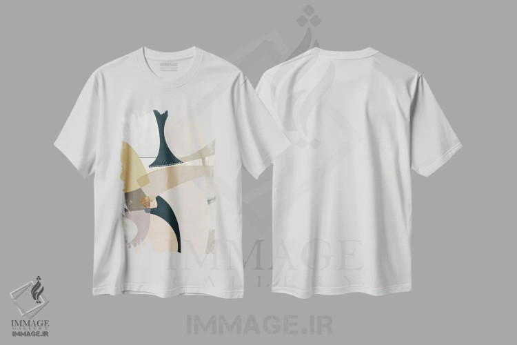 تیشرت سفید طرح دار بازی برای برد همیشگی اثر روبرتو مورو | immage.ir