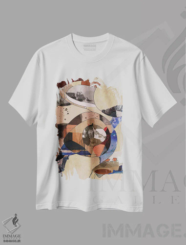 تیشرت سفید طرح دار واقعیت پنهان اثر روبرتو مورو | فروشگاه ایماژ