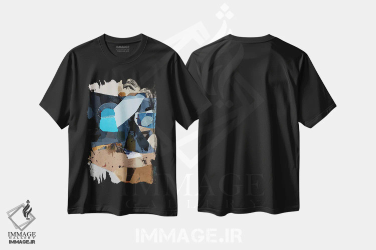 تیشرت مشکی طرح دار شگفتی اثر روبرتو مورو | فروشگاه ایماژ