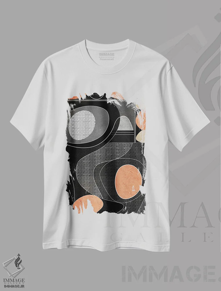 تیشرت سفید طرح دار بازی اثر روبرتو مورو | immage.ir