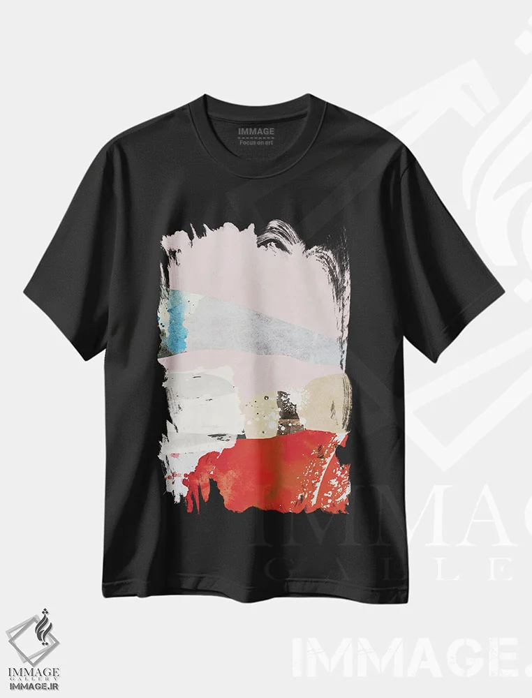 تیشرت مشکی طرح دار بستنی اثر روبرتو مورو | immage.ir