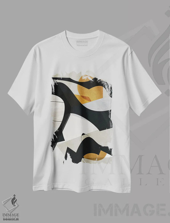 تیشرت سفید طرح دار دنیای دیگر اثر روبرتو مورو | فروشگاه ایماژ