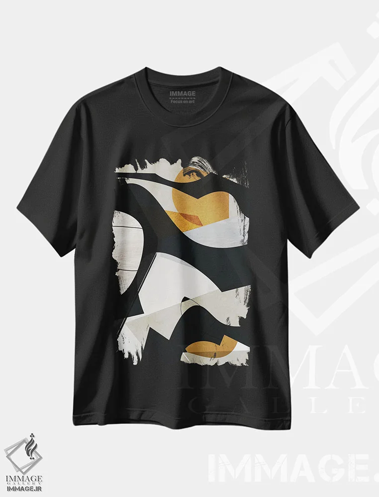 تیشرت مشکی طرح دار دنیای دیگر اثر روبرتو مورو | immage.ir