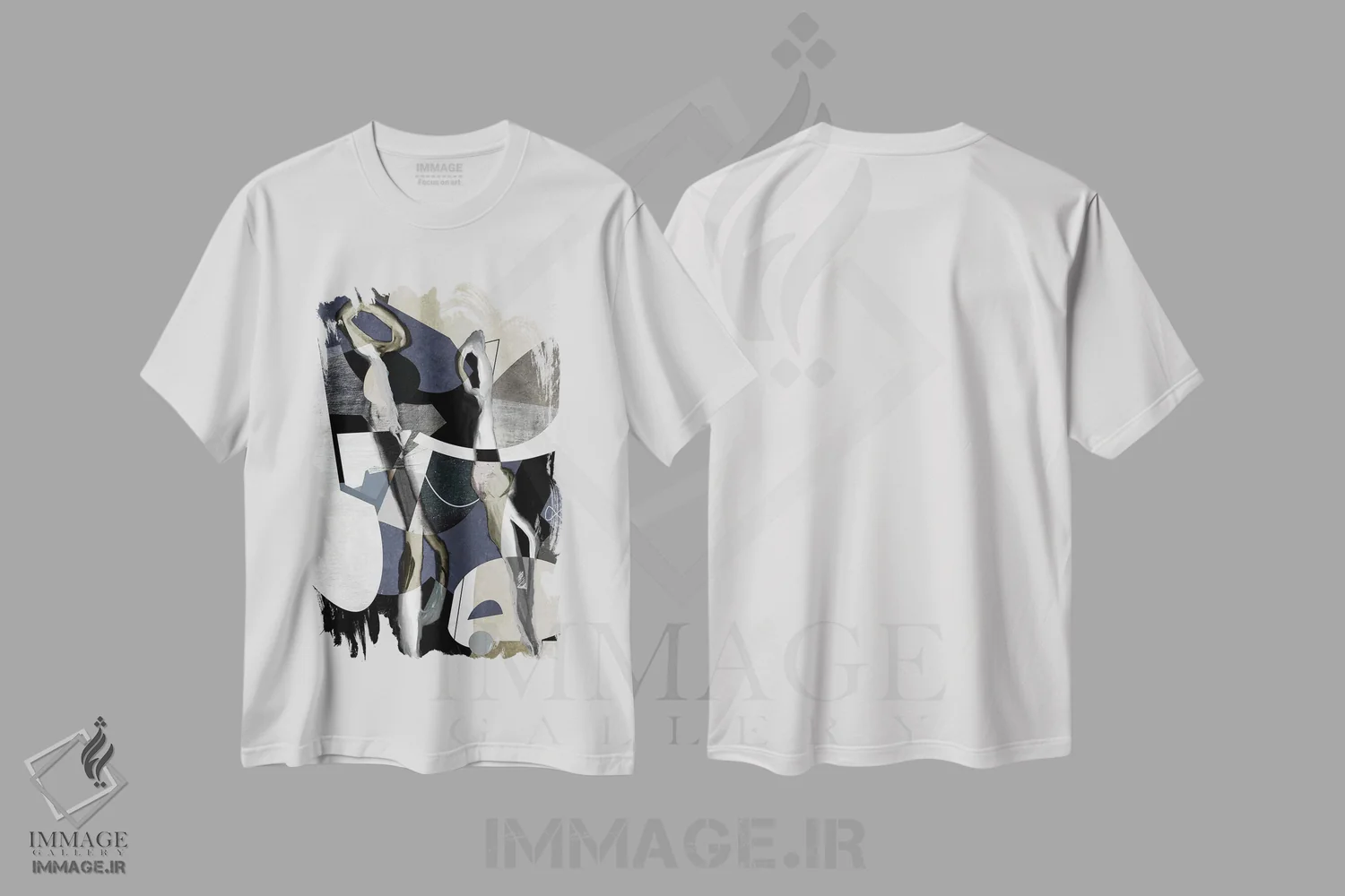 تیشرت سفید طرح دار باور نکردنی اثر روبرتو مورو | immage.ir