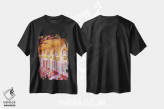 تیشرت مشکی طرح دار کاخ موسیقی بارسلونا، مدیوم اثر ارین سامر | فروشگاه ایماژ