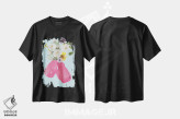 تیشرت مشکی طرح دار قدرت گل، تزئینی اثر ادسون راموس | فروشگاه ایماژ