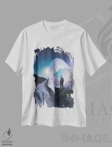 تیشرت سفید طرح دار طعم کلرادو، هنر فاخر معاصر اثر اوگنی سولویف | فروشگاه ایماژ