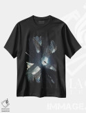 تیشرت مشکی طرح دار وورن، هنر فاخر معاصر اثر اوگنی سولویف | immage.ir