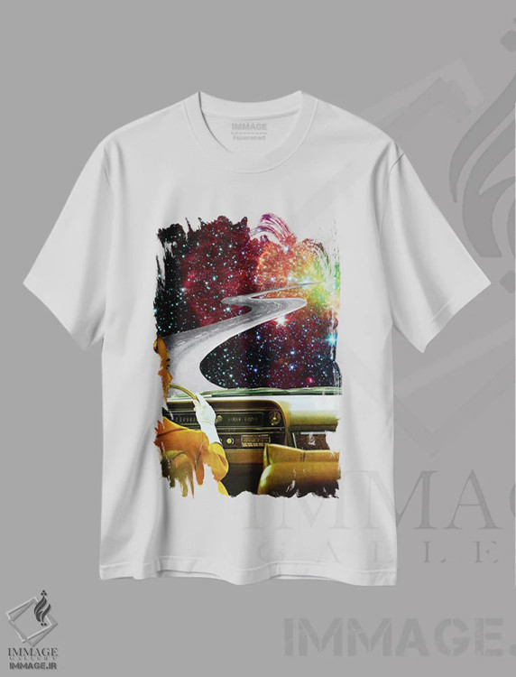 تیشرت سفید طرح دار اوژینیا لولی، مدیوم اثر اوژینا لولی | immage.ir