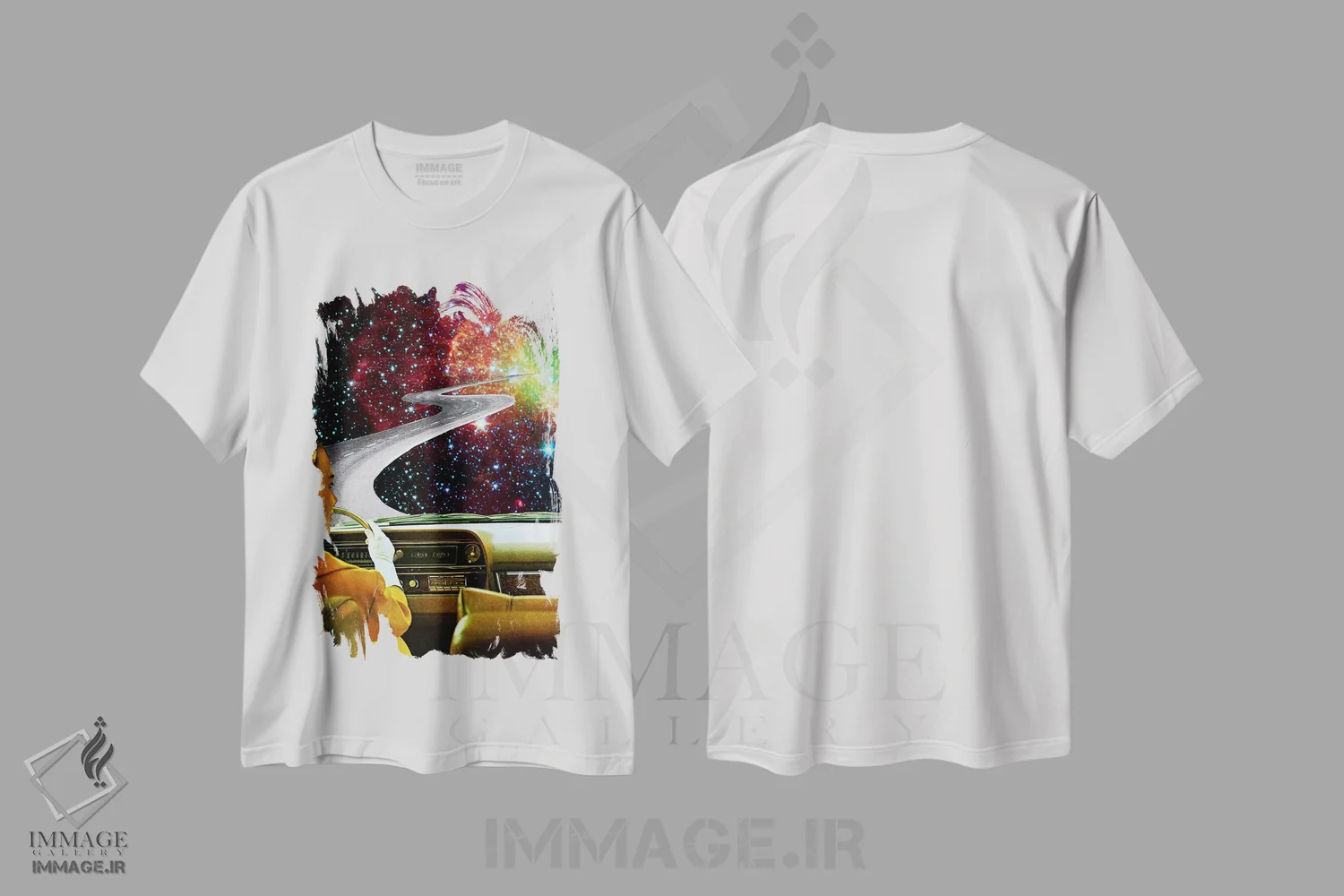 تیشرت سفید طرح دار اوژینیا لولی، مدیوم اثر اوژینا لولی | immage.ir