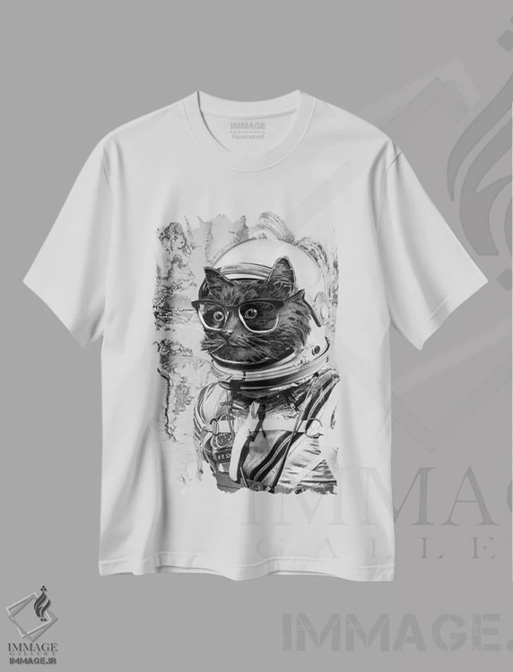 تیشرت سفید طرح دار اوژینیا لولی، مدیوم اثر اوژینا لولی | immage.ir