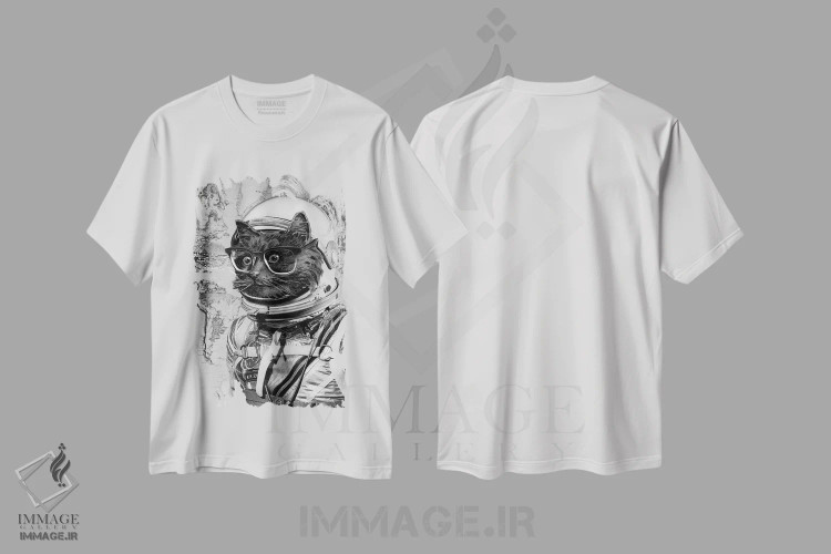 تیشرت سفید طرح دار اوژینیا لولی، مدیوم اثر اوژینا لولی | immage.ir