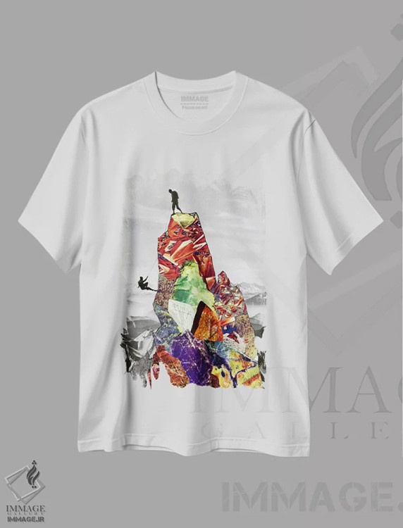تیشرت سفید طرح دار اوژینیا لولی، مدیوم اثر اوژینا لولی | فروشگاه ایماژ