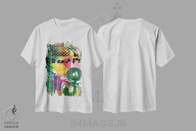 تیشرت سفید طرح دار کودک اثر اورِت اسپرویل | immage.ir