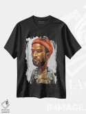 تیشرت مشکی طرح دار ماروین، هنر آمریکایی آفریقایی تبار اثر ایوان ویلیامز | immage.ir