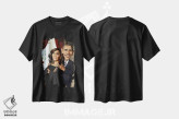 تیشرت مشکی طرح دار خانواده اوباما، هنر آمریکایی آفریقایی تبار اثر ایوان ویلیامز | immage.ir