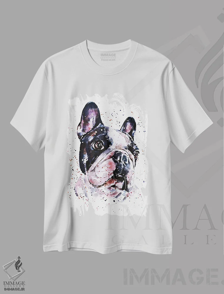 تیشرت سفید طرح دار یک پنی برای افکارت، دکور معاصر اثر ادز واترکالرز | فروشگاه ایماژ