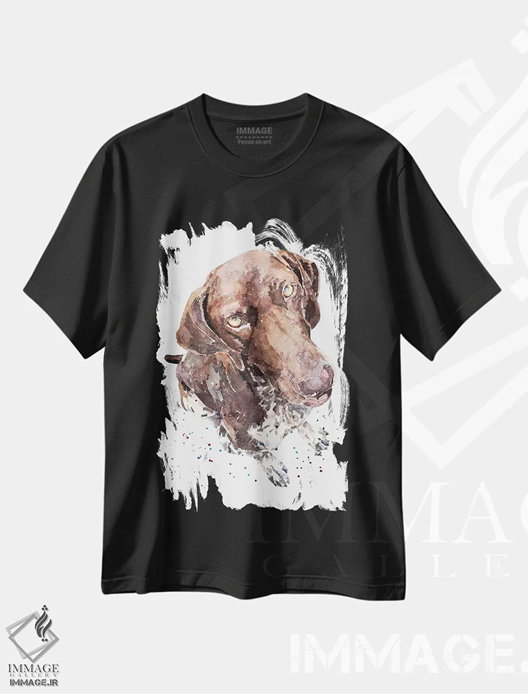 تیشرت مشکی طرح دار جی .اس .پی ۲، دکور معاصر اثر ادز واترکالرز | immage.ir