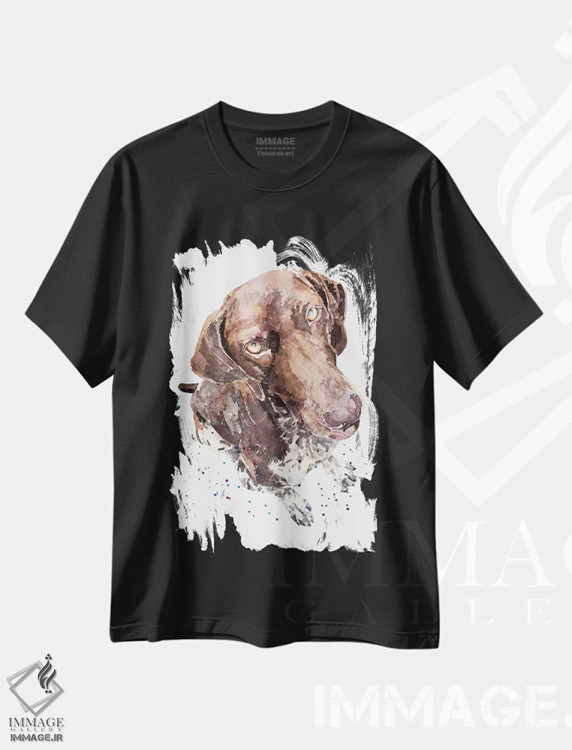 تیشرت مشکی طرح دار جی .اس .پی ۲، دکور معاصر اثر ادز واترکالرز | immage.ir