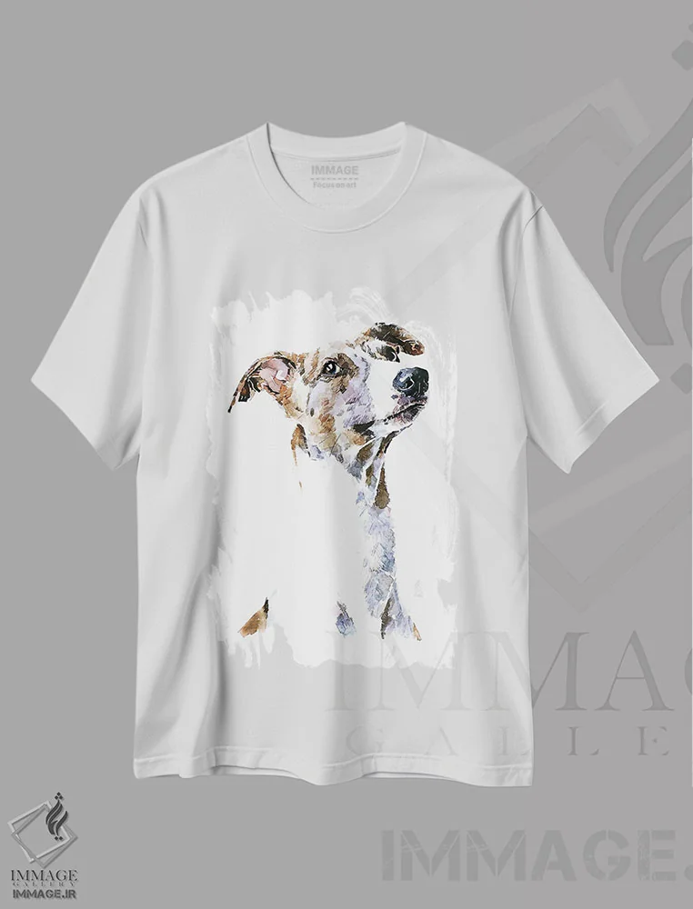تیشرت سفید طرح دار ویپت، دکور معاصر اثر ادز واترکالرز | immage.ir