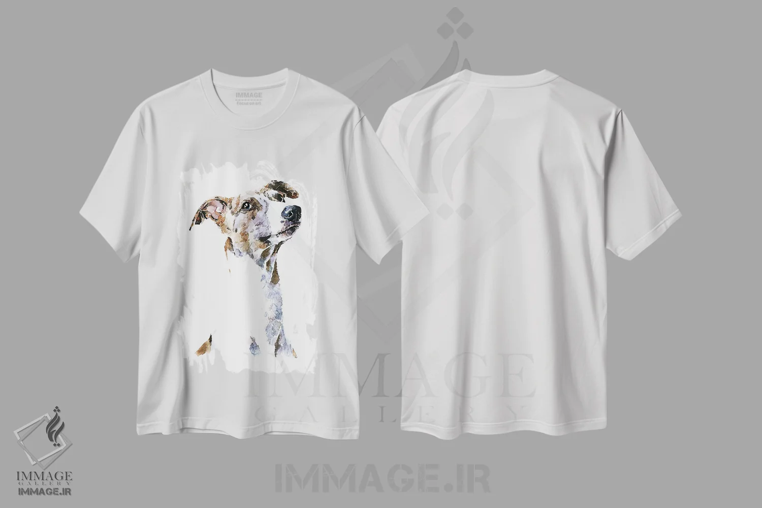تیشرت سفید طرح دار ویپت، دکور معاصر اثر ادز واترکالرز | immage.ir