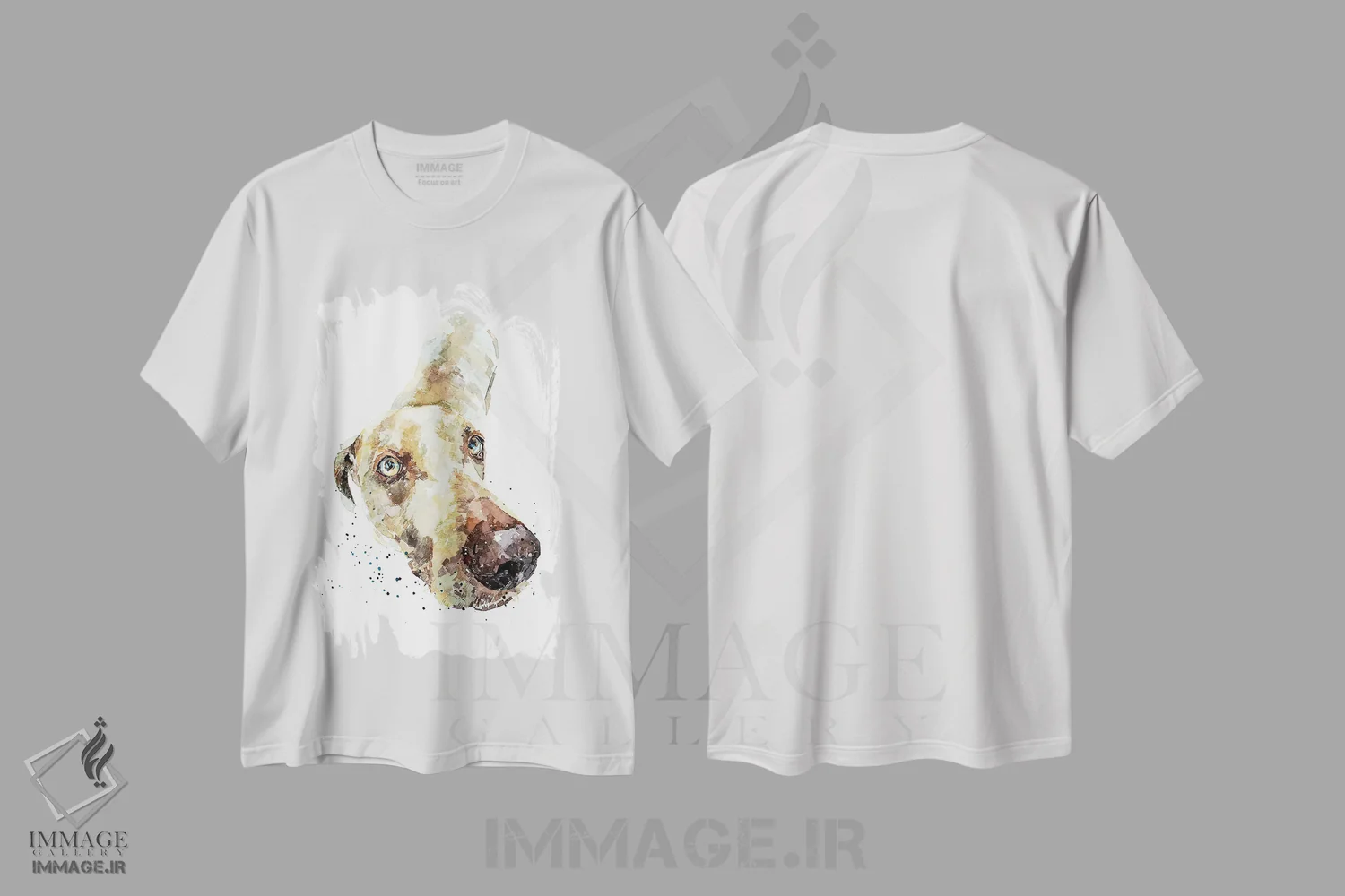 تیشرت سفید طرح دار وایمارانر III، دکور معاصر اثر ادز واترکالرز | immage.ir