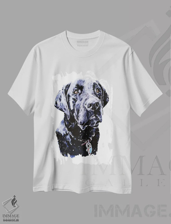 تیشرت سفید طرح دار تاریک مثل شب، روشن مثل خورشید، دکور معاصر اثر ادز واترکالرز | immage.ir