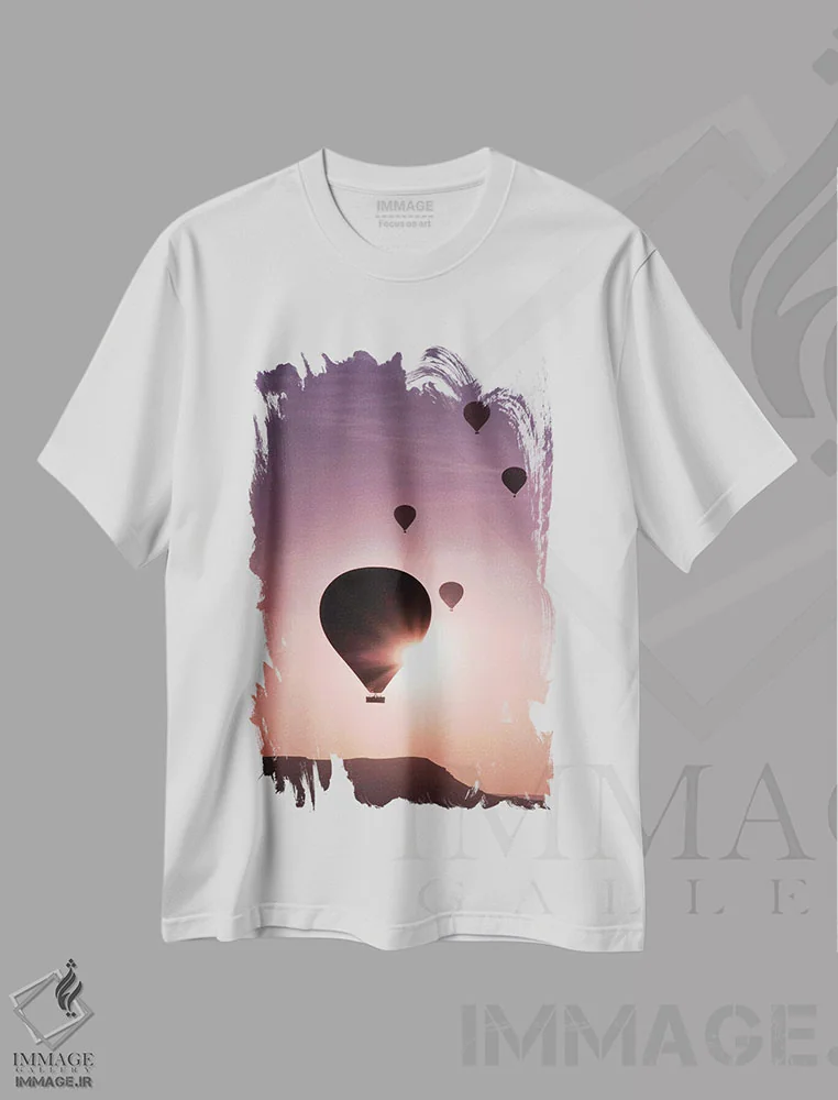 تیشرت سفید طرح دار آثار امیلی ویلسون - فروشگاه ایماژ