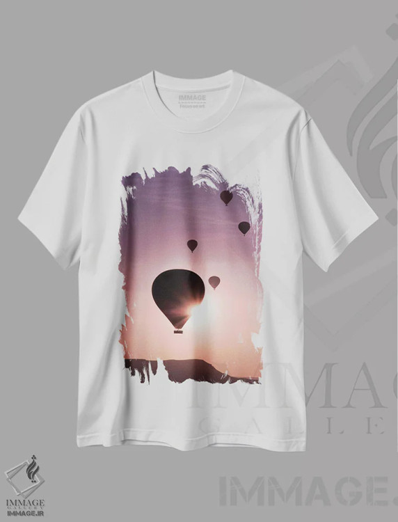 تیشرت سفید طرح دار آثار امیلی ویلسون - فروشگاه ایماژ