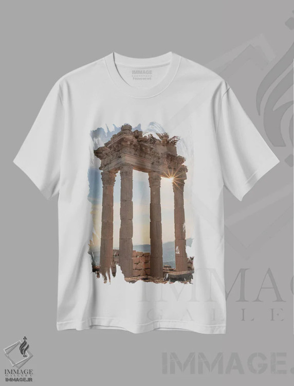 تیشرت سفید طرح دار آثار امیلی ویلسون - immage.ir