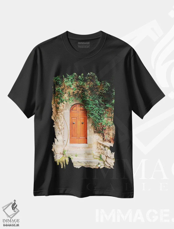 تیشرت مشکی طرح دار آثار امیلی ویلسون - فروشگاه ایماژ