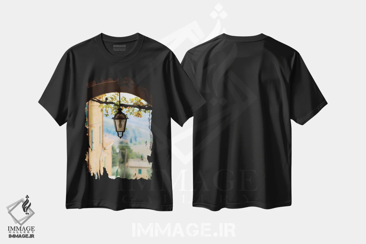 تیشرت مشکی طرح دار آثار امیلی ویلسون - immage.ir