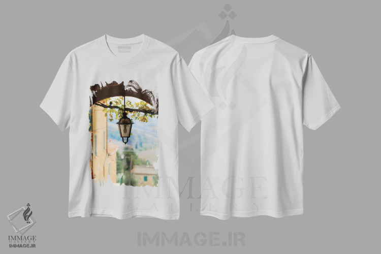 تیشرت سفید طرح دار آثار امیلی ویلسون - فروشگاه ایماژ