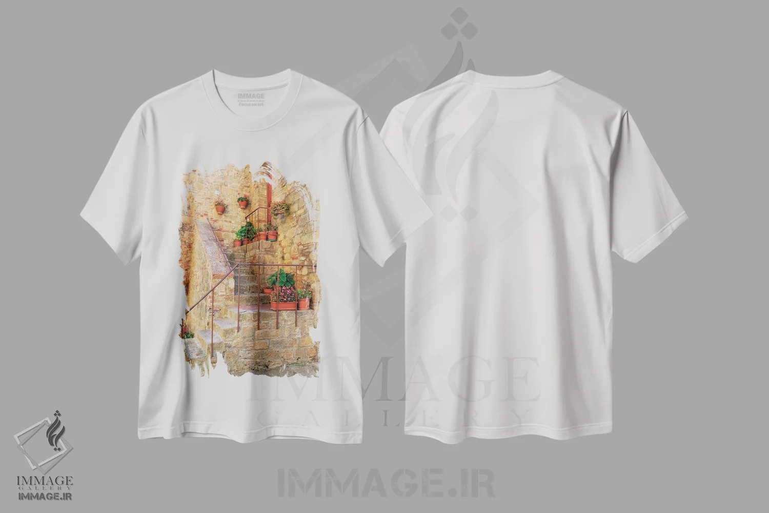 تیشرت سفید طرح دار آثار امیلی ویلسون - immage.ir