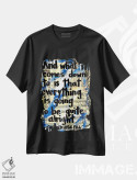 تیشرت مشکی طرح دار محبوب تلخ، مدیوم اثر الکسا بانکرافت | فروشگاه ایماژ