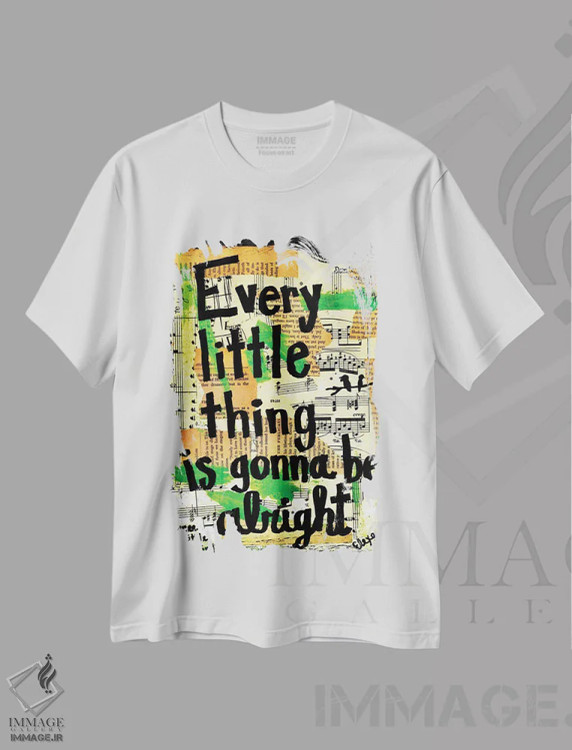 تیشرت سفید طرح دار سه پرندهٔ کوچک، مدیوم اثر الکسا بانکرافت | فروشگاه ایماژ