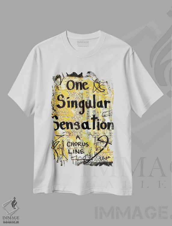 تیشرت سفید طرح دار احساس، مدیوم اثر الکسا بانکرافت | فروشگاه ایماژ