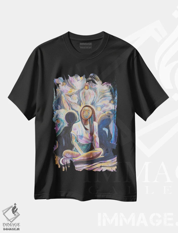 تیشرت مشکی طرح دار اگر فقط می دانستیم، دکور معاصر اثر الیری ریـدال | immage.ir