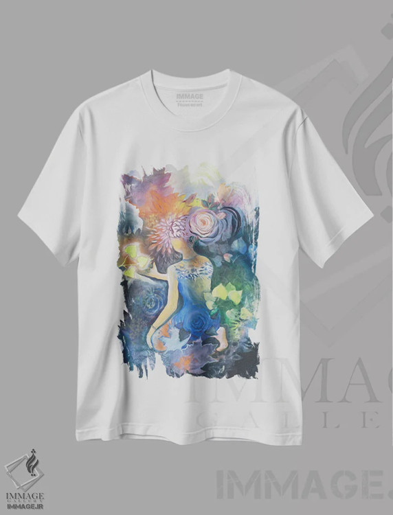تیشرت سفید طرح دار کنجکاوی، دکور معاصر اثر الیری ریـدال | immage.ir