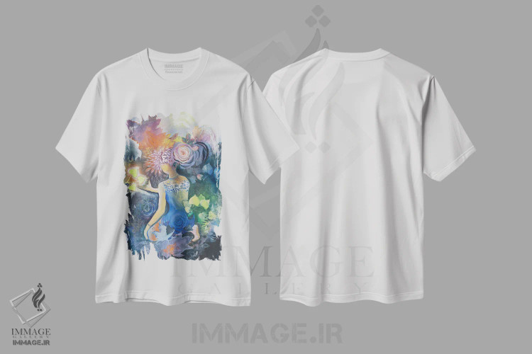 تیشرت سفید طرح دار کنجکاوی، دکور معاصر اثر الیری ریـدال | immage.ir