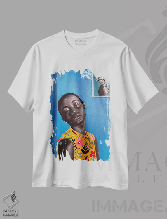 تیشرت سفید طرح دار گنجینه ام را به تن می کنم ۲، هنر آمریکایی آفریقایی تبار اثر اییتایو الاگبه | immage.ir