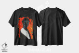 تیشرت مشکی طرح دار نسل جدید، هنر آمریکایی آفریقایی تبار اثر اییتایو الاگبه | فروشگاه ایماژ